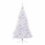 Kunstigt juletræ med 300 LED'er Hvid 210 cm PVC og Stål