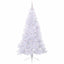 Kunstigt juletræ med 300 LED'er Hvid 240 cm PVC og Stål