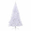 Kunstigt juletræ med 300 LED'er Hvid 240 cm PVC og Stål