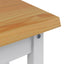 Konsolbord EKAI Hvid 112 x 35 x 76 cm Massivt fyrretræ