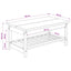 Sofabord EKAI Hvid 100 x 60 x 45,5 cm Massivt fyrretræ