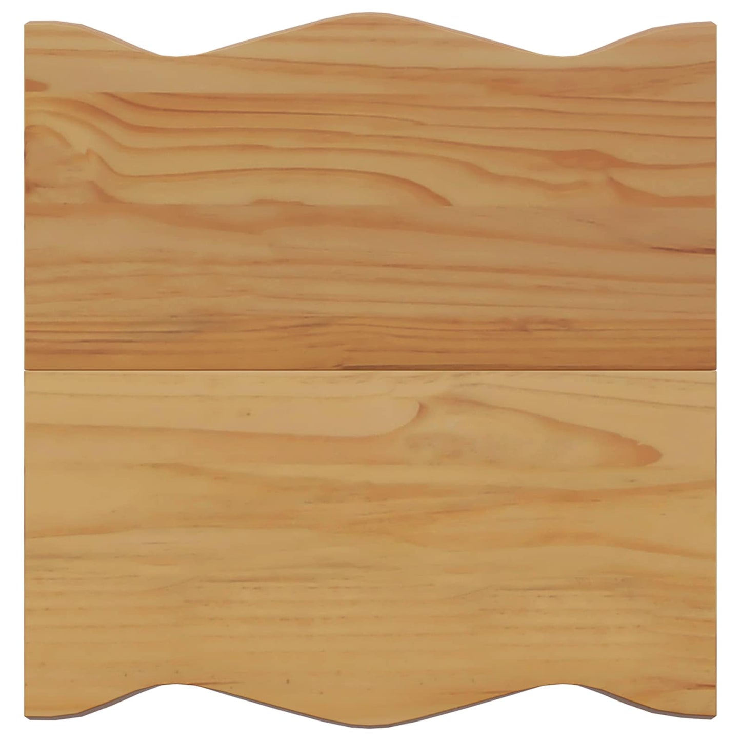 Sidebord med hylde EKAI Hvid 50 x 50 x 45,5 cm Massivt fyrretræ