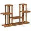 Planteholder Naturfarvet 123 x 25 x 78,5 cm Massivt Akacietræ