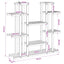 Planteholder Naturfarvet 123 x 25 x 114,5 cm Massivt Akacietræ