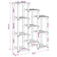Planteholder Naturfarvet 85 x 30 x 114,5 cm Massivt Akacietræ