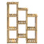 Planteholder Hvid 85 x 30 x 114,5 cm Massivt Akacietræ
