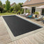 Solar Pool Cover Ekstra Tung 732 x 366 cm 400 μm Firkantet PE