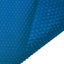 Solar Pool Cover Ekstra Tung Ø 527 cm 400 μm Rund PE Blå
