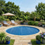 Solar Pool Cover Ekstra Tung Ø 527 cm 400 μm Rund PE Blå