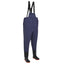 Brystvade med støvler PVC-belagt polyester Størrelse 43 Blå