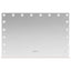 LED Makeup Spejl Hvid 80 x 10 x 52,5 cm Glas og Stål