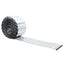 Plænekant 10 m x 30 cm Galvaniseret stål Sølv
