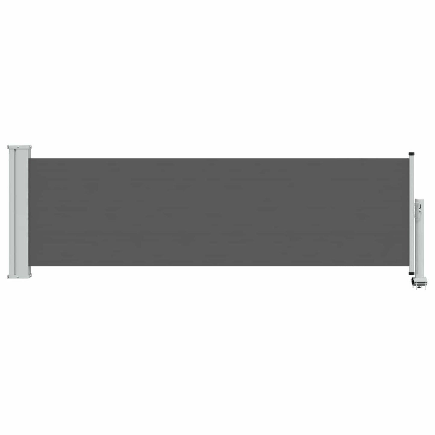 Side Markise 100 x 300 cm 100% polyester jern stål Rektangulær