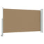 Side Markise 140 x 300 cm 100% polyester jern stål Rektangulær