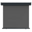 Balkon Sideskærm 80 x 250 cm 100% polyester jern stål Antracit