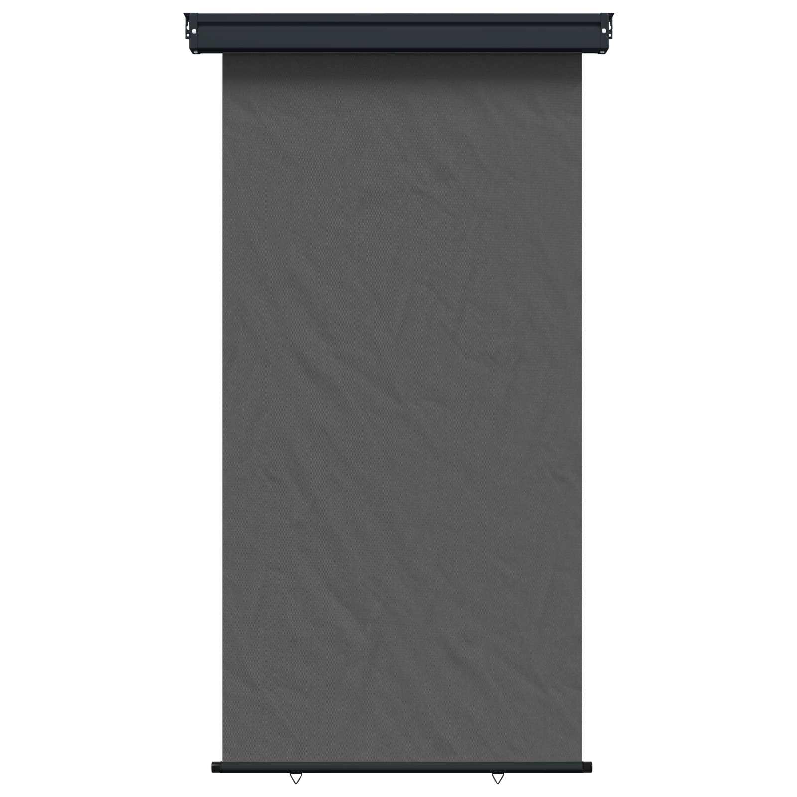 Balkon sideskærm - 100% polyester med stål/aluramme, udtrækkelig privatlivsskærm til altan og terrasse