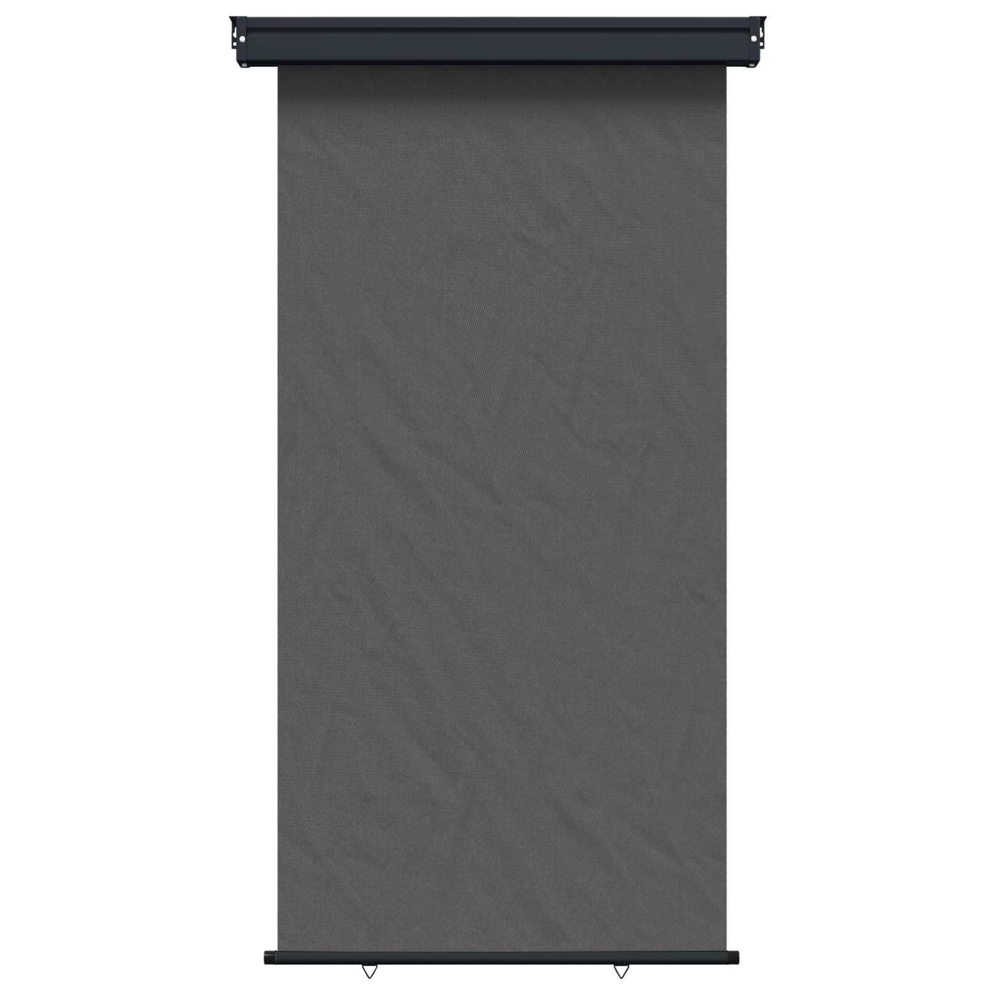 Balkon Sideskærm 117 x 250 cm 100% polyester jern stål Antracit