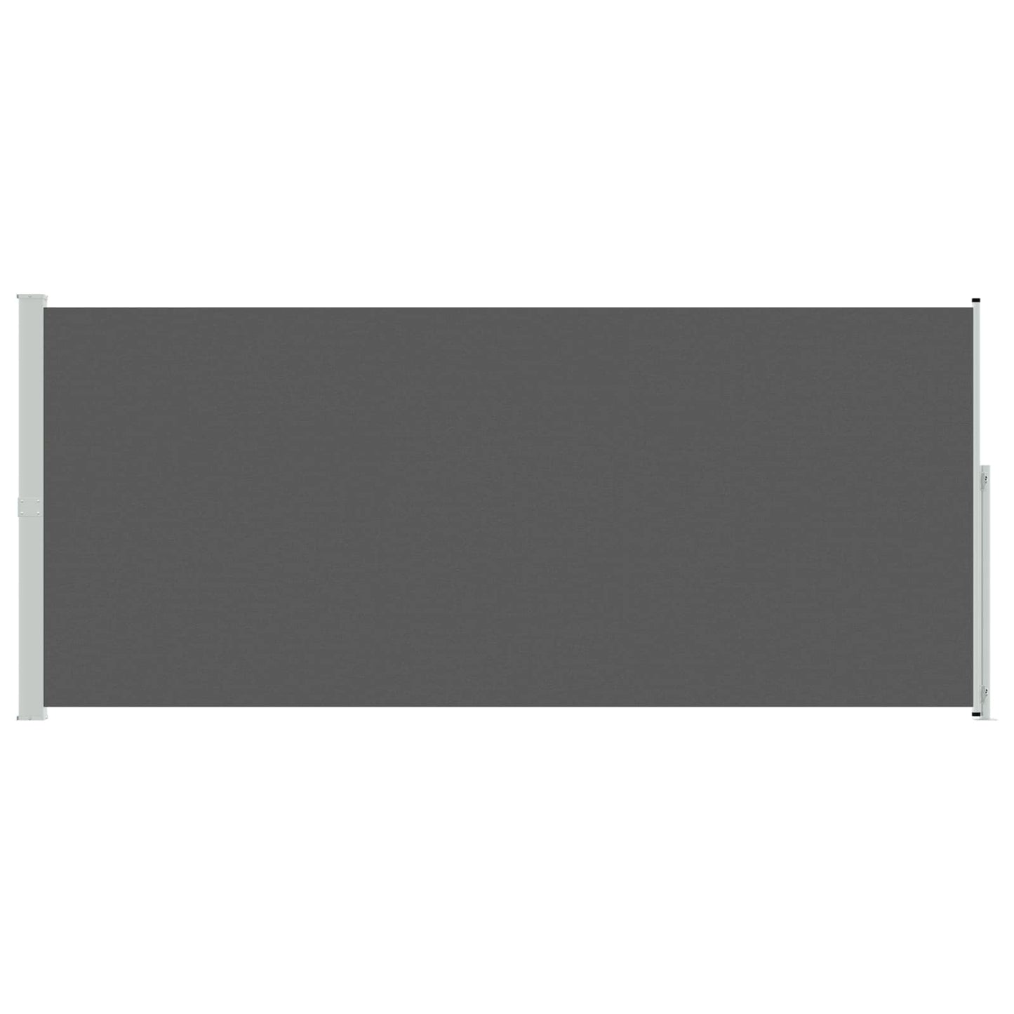 Udtrækkeligt side-markise 180 x 500 cm 100% polyester jern stål