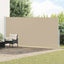 Udtrækkeligt side-markise 200 x 500 cm 100% polyester jern stål