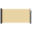 Udtrækkeligt side-markise Sandfarvet 300 x 100 cm Polyester