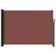 Udtrækkeligt side-markise Brun 300 x 170 cm Polyester