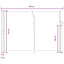 Udtrækkeligt side-markise Brun 300 x 170 cm Polyester