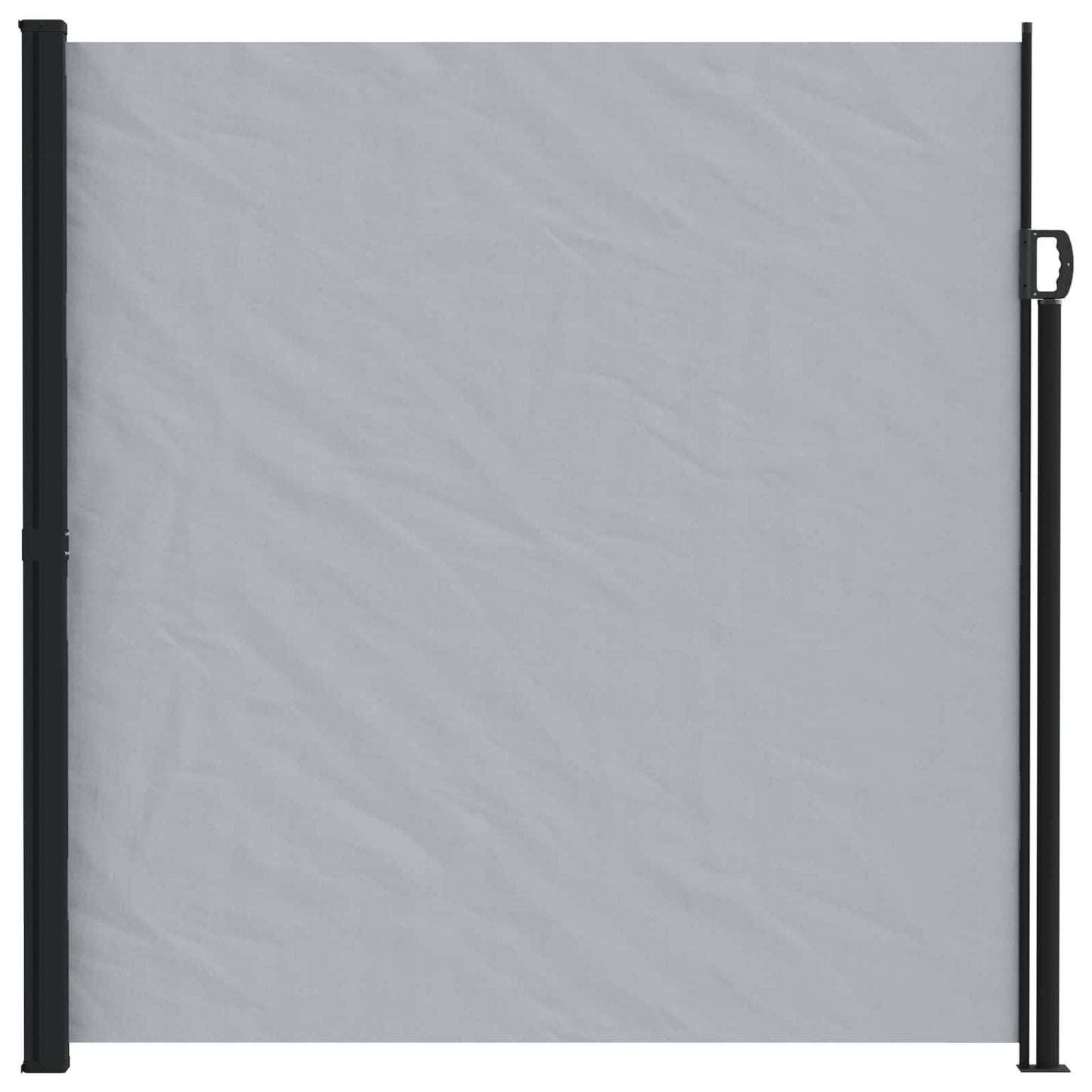 Udtrækkeligt side-markise Grå 300 x 220 cm Polyester