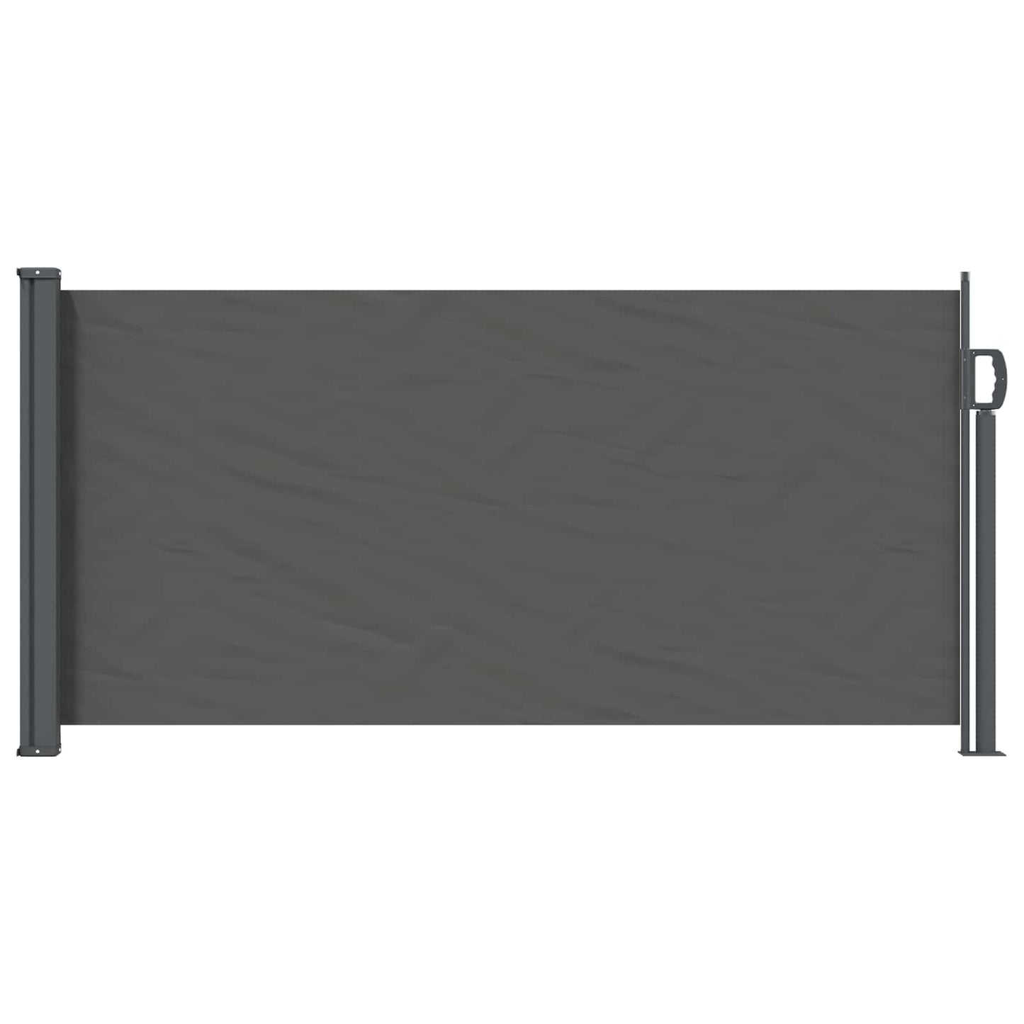 Udtrækkeligt side-markise Antracit 300 x 100 cm Polyester