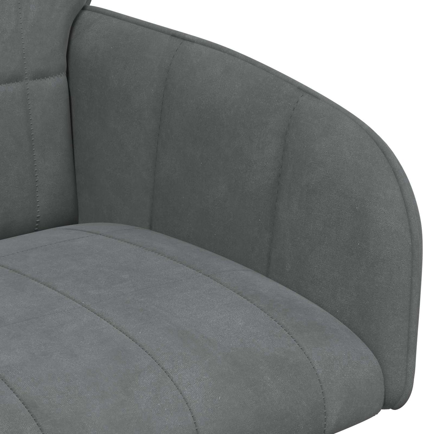 Spisestole 6 pcs Fløjl Mørkegrå 57 x 50 x 85 cm