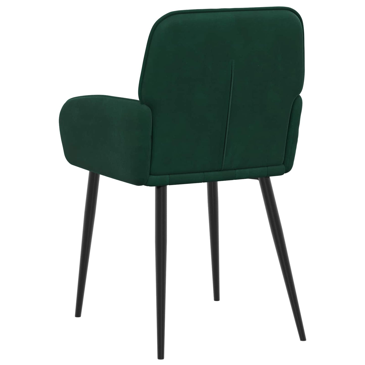 Spisestole 6 pcs Fløjl Mørkegrøn 57 x 50 x 85 cm