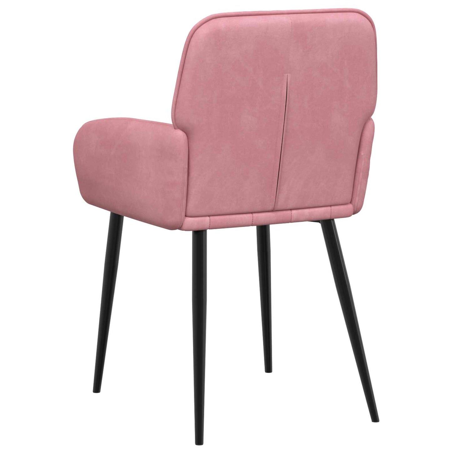 Spisestole 6 pcs Fløjl Lyserød 57 x 50 x 85 cm