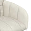 Spisestole 6 pcs Fløjl Cremefarvet 57 x 50 x 85 cm