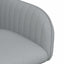 Spisestole 4 pcs Stof Lysegrå 56,5 x 50 x 87,5 cm