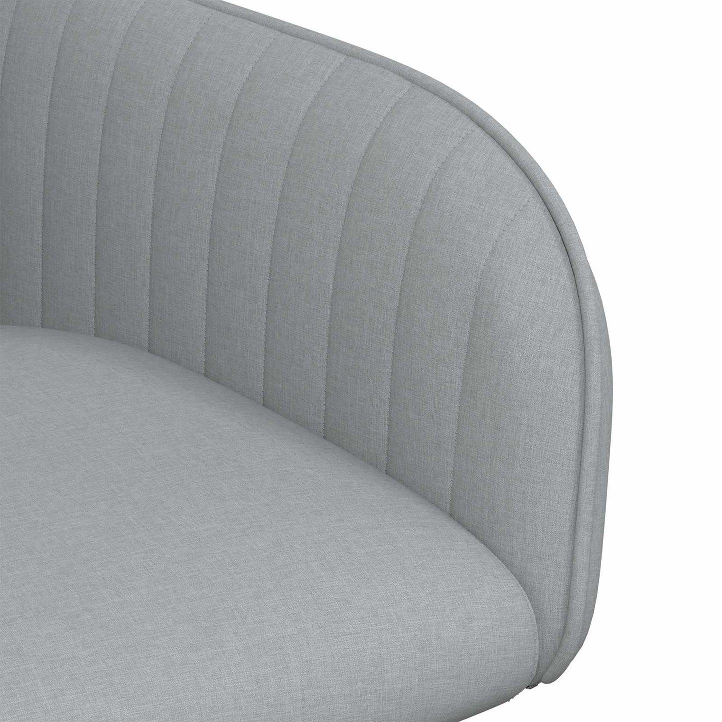 Spisestole 6 pcs Stof Lysegrå 56,5 x 50 x 87,5 cm