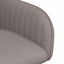 Spisestole 6 pcs Stof Gråbrun 56,5 x 50 x 87,5 cm