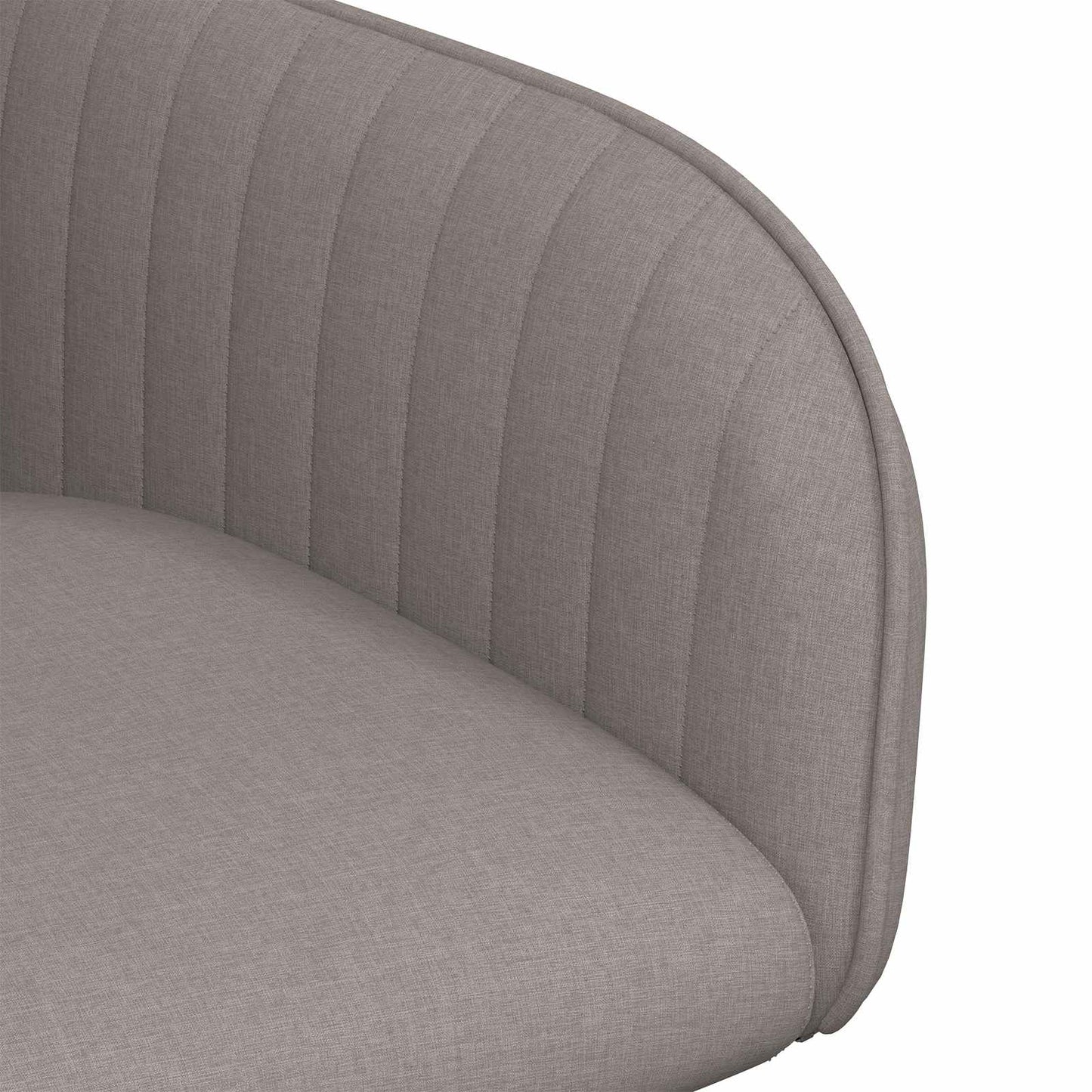 Spisestole 6 pcs Stof Gråbrun 56,5 x 50 x 87,5 cm