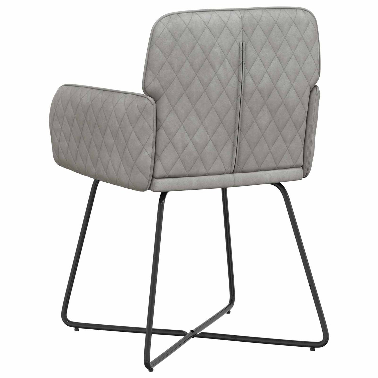 Spisestole 4 pcs Fløjl Lysegrå 59 x 56,5 x 86 cm