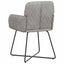 Spisestole 6 pcs Fløjl Lysegrå 59 x 56,5 x 86 cm