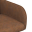 Spisestole 6 pcs Faux Suede Læder Brun 59 x 56,5 x 85 cm