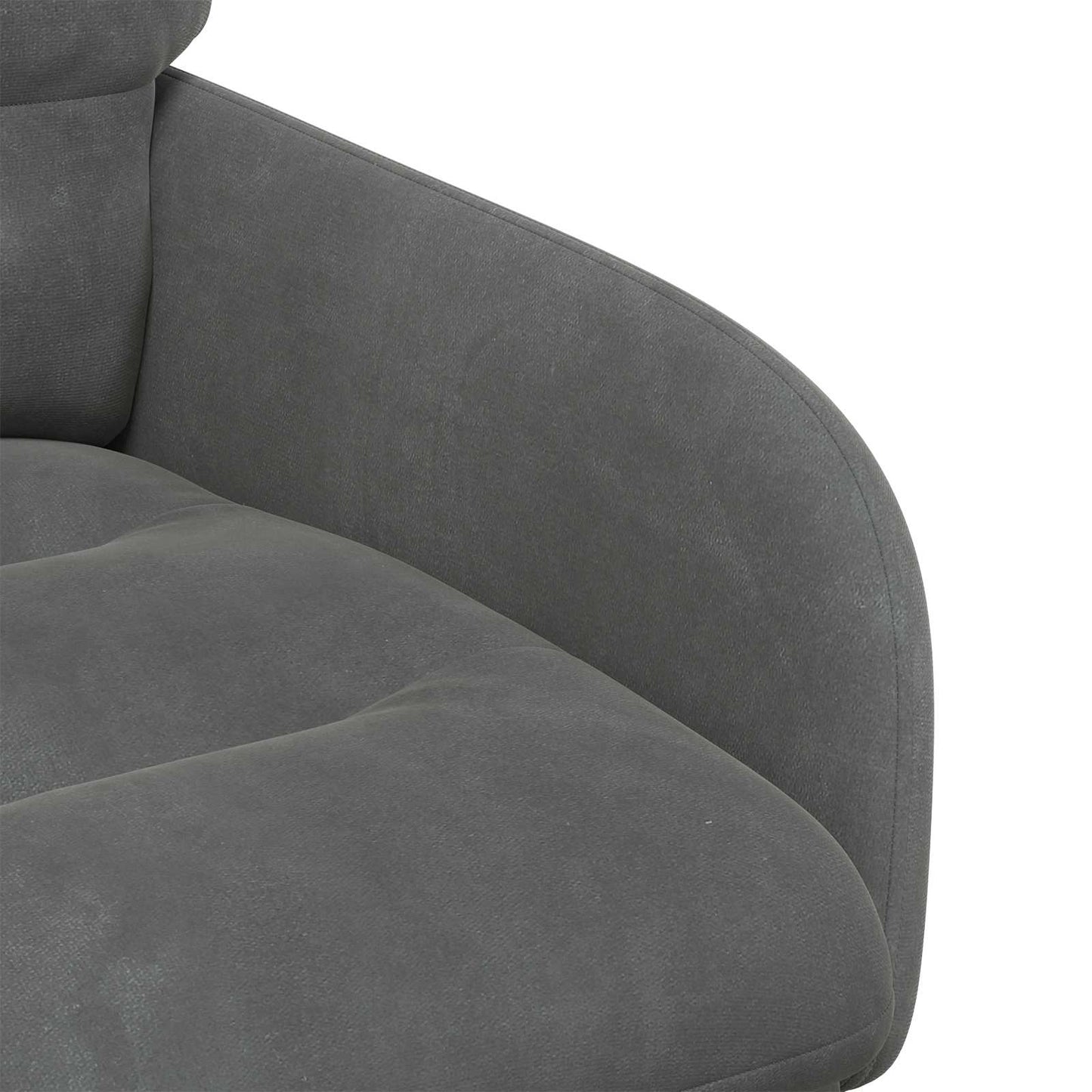 Spisestole 4 pcs Fløjl Mørkegrå 59 x 59,5 x 90 cm