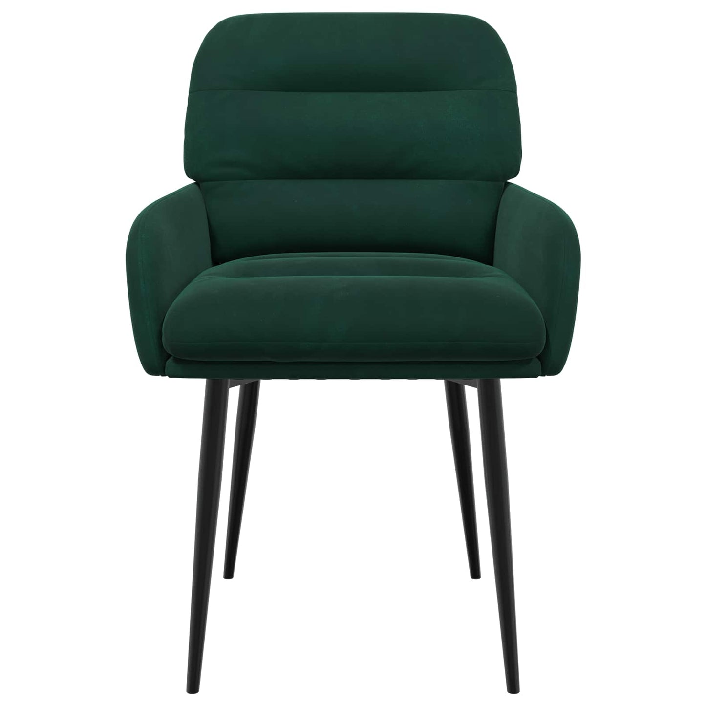 Spisestole 4 pcs Fløjl Mørkegrøn 59 x 59,5 x 90 cm
