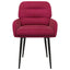 Spisestole 4 pcs Fløjl Vinrød 59 x 59,5 x 90 cm