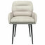 Spisestole 4 pcs Fløjl Cremefarvet 59 x 59,5 x 90 cm