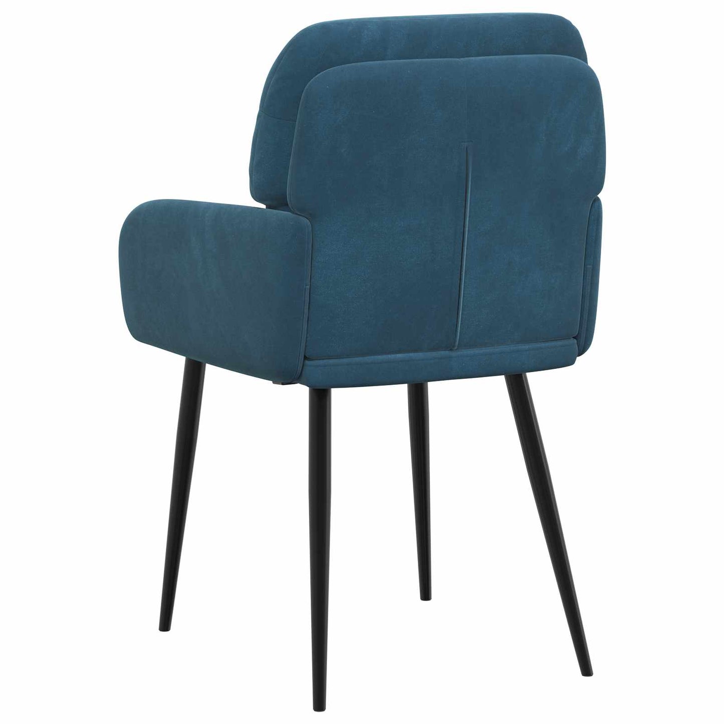 Spisestole 4 pcs Fløjl Blå 59 x 59,5 x 90 cm