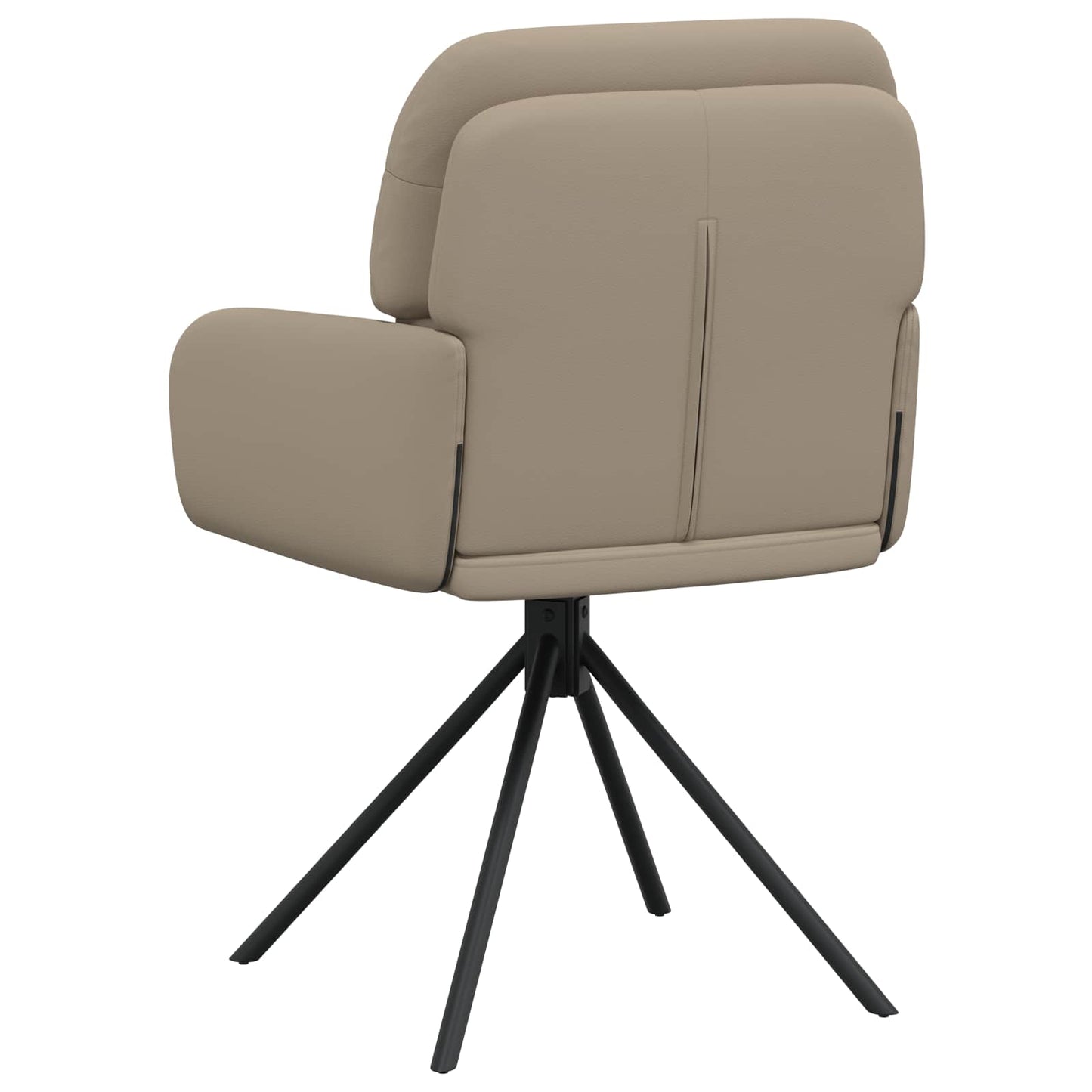 Svingende Spisestole 4 pcs Kunstlæder Cappuccino