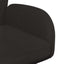 Svingende Spisestole 4 pcs Bouclé Sort 54 x 58 x 87 cm
