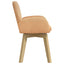 Svingende Spisestole 4 pcs Bouclé Beige 54 x 58 x 87 cm