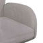 Svingende Spisestole 6 pcs Bouclé Lysegrå 54 x 58 x 87 cm