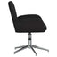 Drejestole 2 stk. 54 x 58 x 90 cm Sort Stof