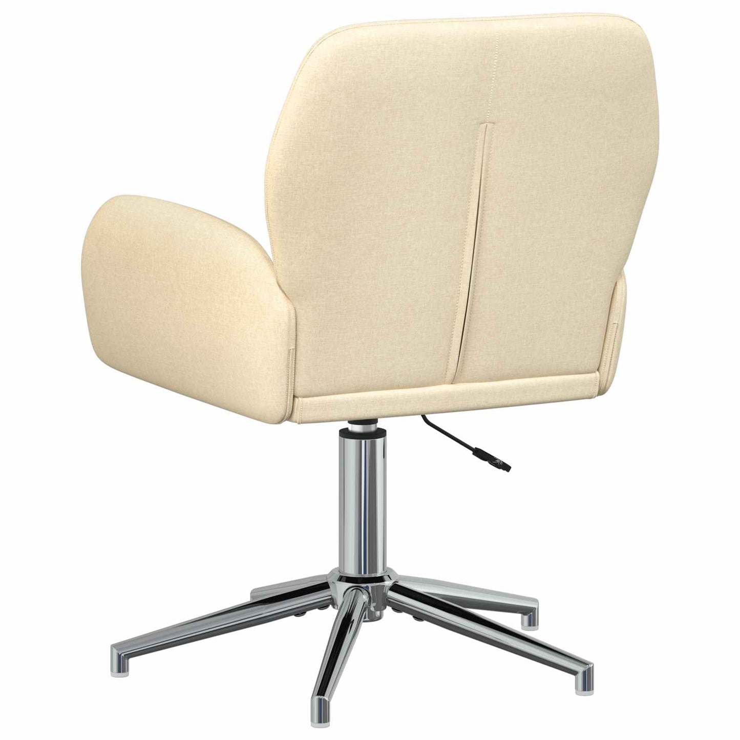 Drejestole 2 stk. 54 x 58 x 90 cm Cremefarvet Stof